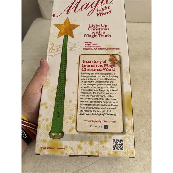 New Magic Light Wand Christmas Remote Control & Receiver W/Light and Sound - Picture 8 of 8
